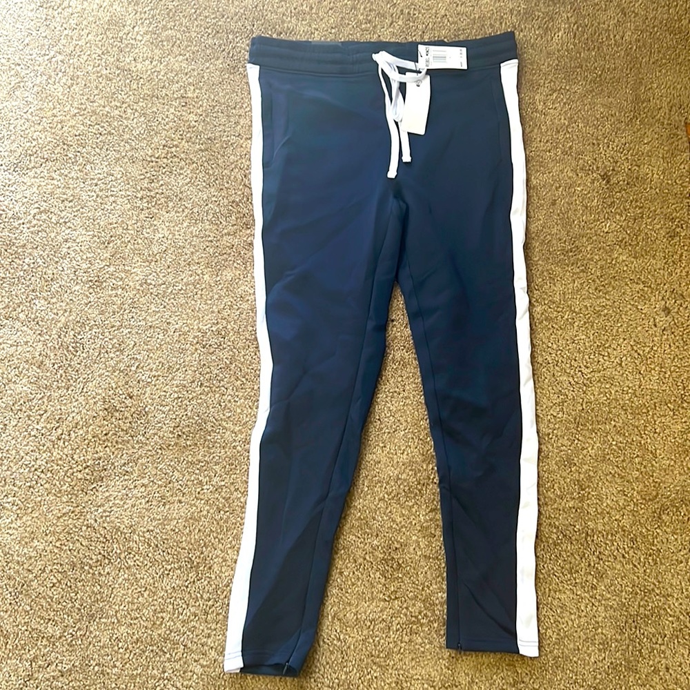 Navy Blue Track Pants